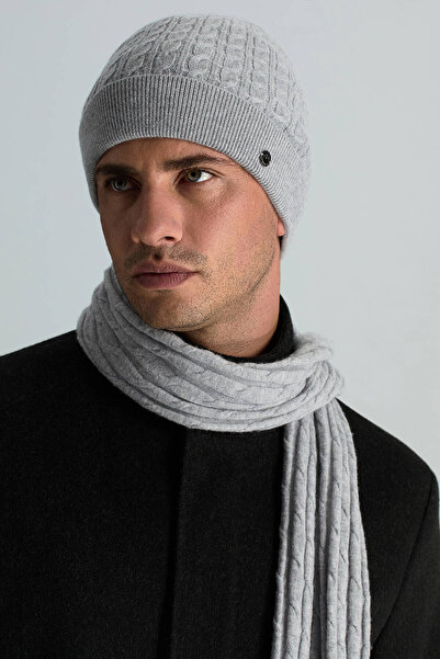 Hemington Lambswool Yün Açık Gri Bere