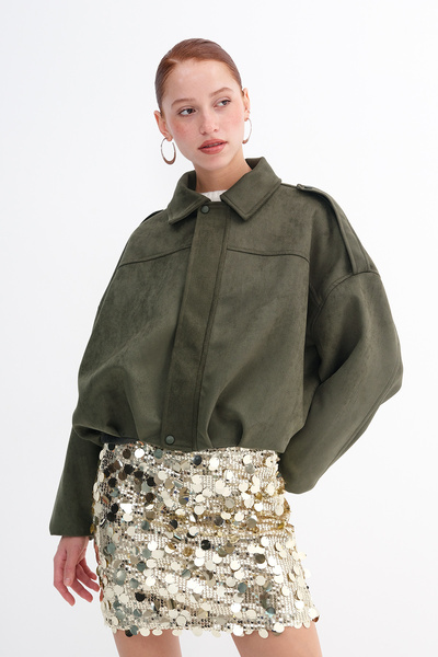 Addax Suede Bomber Jacket C141