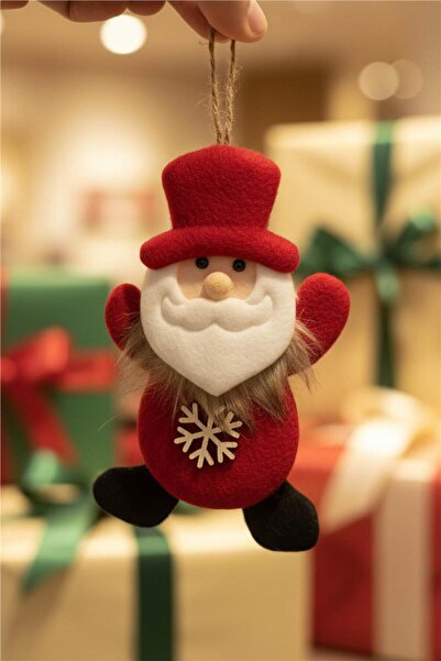 Brandsmiths مجموعة زينة شجرة عيد الميلاد - زينة سانتا كلوز ذات اللحية الحمراء...