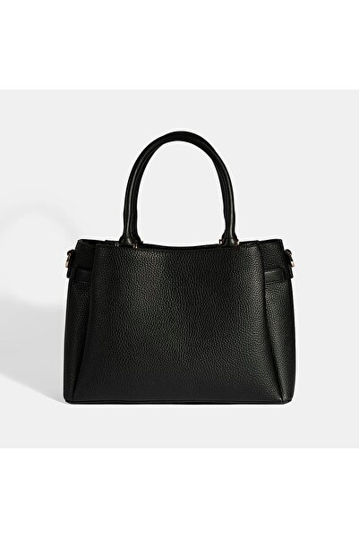 Desa Women's Black Shoulder Strap Handbag