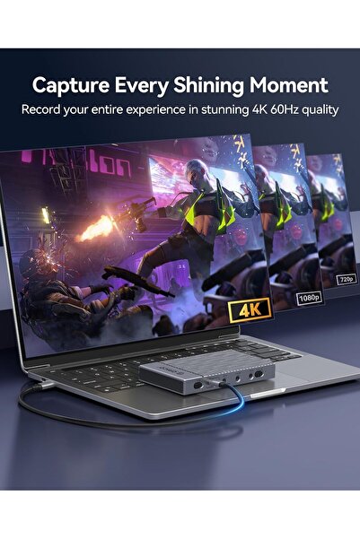 Orico 4K USB Portable HDMI Capture Card, Up to 4K@60Hz