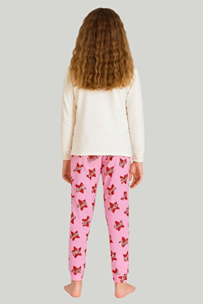 ww waka waka kids store Girl's Barbie Printed Long Sleeve Pajama Set