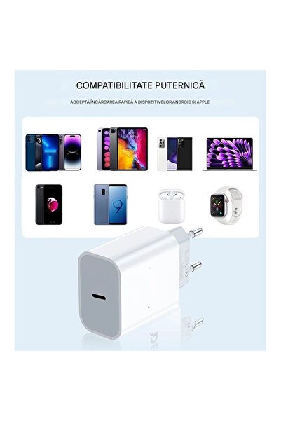 Deji A109 Mains Charger (20W) White -