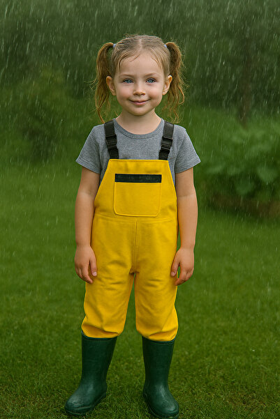minial Waterproof Fabric - Play and Rain Overalls - Salopet - 2-9 Years
