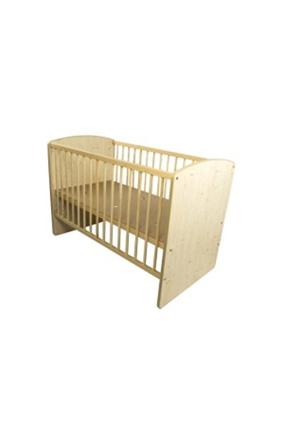 Klups Wooden children's bed KAROLINA II Natur, 120 x 60 cm