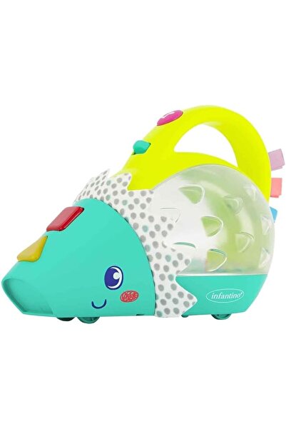 Infantino لعبة قنفذ صغير مفرغة مع موسيقى وأضواء وكرات مرتدة - متعددة الألوان