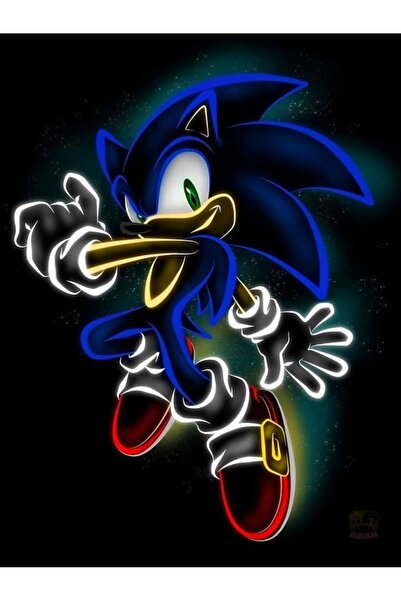 KAMER NEON LED IŞIKLI POP ART SONİC