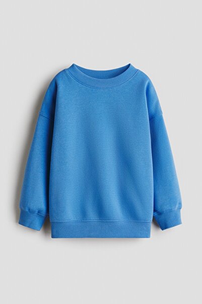 H&M İçi Tüylü Oversize Sweatshirt
