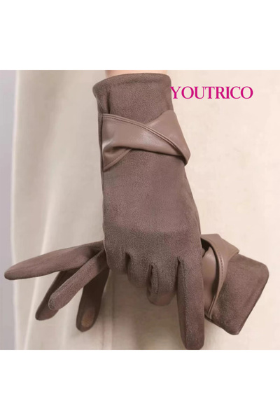 Youtrico Women's Winter Warm Suede Gloves