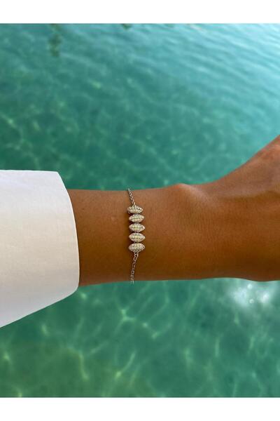 xUPING سوار فضي موديل XP مرصع بحجر الزركون المينيمالي