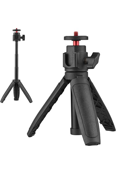 EACAM Portable Lightweight 4-Level Adjustable Tripod for Mobile/Camera/Selfie -