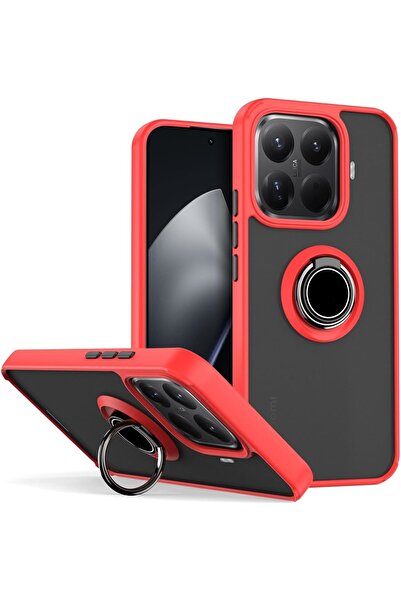 Apsuwa حافظة هاتف شاومي 15T برو بتصميم مونتريال مع حامل وظهر ضبابي