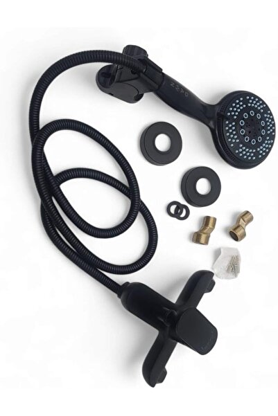 Generic Luxury Matte Black Shower Mixer with Full Accessories — Modern Design, Precise Flow & Temperature