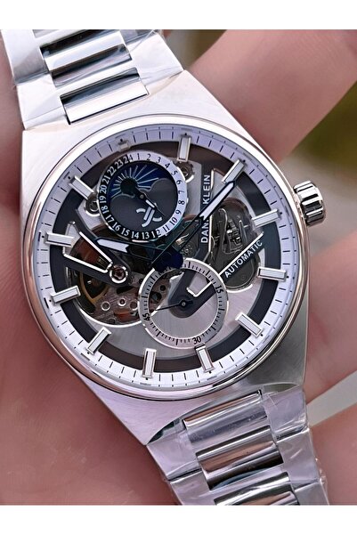 Daniel Klein Automatic and Manual Winding Moonlight and Sun Dial 3 Atm Men's Wristwatch Fdk.14269.K1