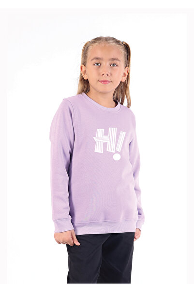 Rekormoda Детска блуза с принт на велосипед на деколтето, 3-слойна подплата о...