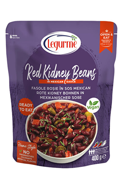 Legurme Red Beans in Mexican Sauce 400gr X5