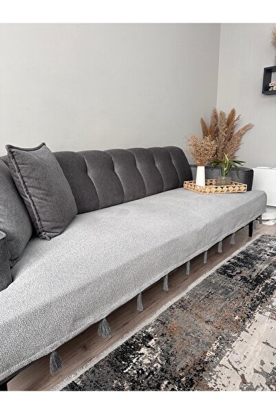 Doğa Ev Tekstili Țesătură de tapițerie Husă pentru scaun cu ciucuri boeme 100X230