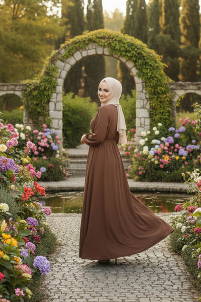 ISTANBUL STYLES Elegance, Flared, Belted, Zippered, Ferace, New Season