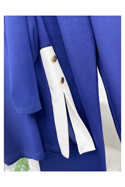 YEDİLALE Oy.Şo Casual Double Set with Buttons on the Sides and Slits [38-46 Size Range]