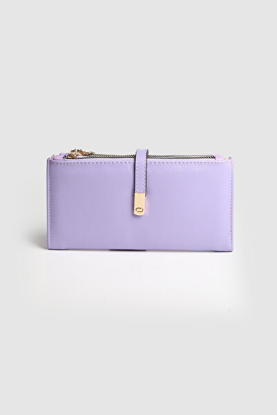 La La'Graccio Paris La'Graccio Paris Women's Blaze Handy Large Wallet with Phone Compartment Lilac