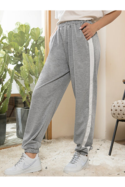 FridayIn Casual Sports Color contrast Pocket Pants