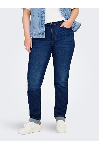 Only Carmakoma Džíny Slim Fit CARCHRISTINE s vysokým pasem, úzký střih