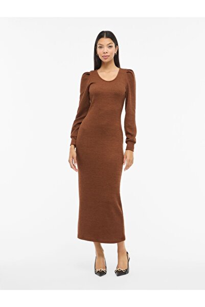 VILA Maxikleid VIRAFFI V-Ausschnitt