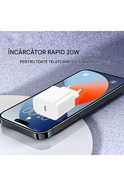 Deji A109 Mains Charger with Type-C Cable - Lightning 20W White -