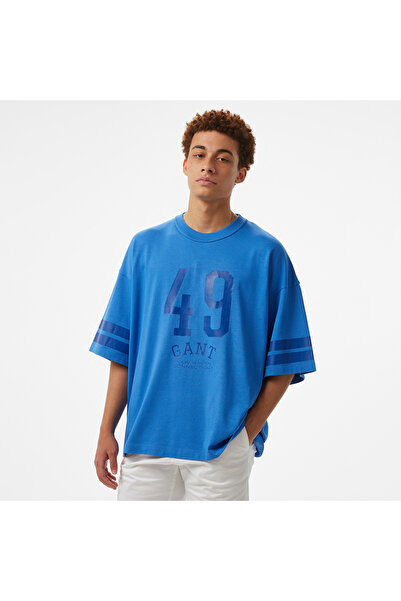 Gant Hoss X 49 Graphic Unisex Mavi T-Shirt