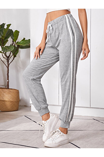 FridayIn Female Sports Color contrast Loose Pants