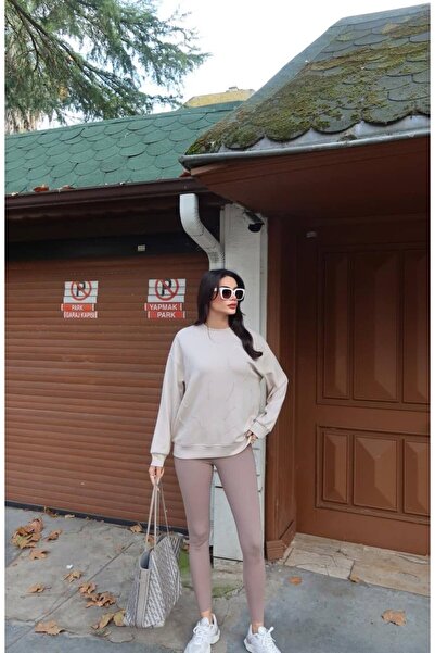 cemo Casual Long Sleeve Crew Neck Basic Blouse/Sweatshirt