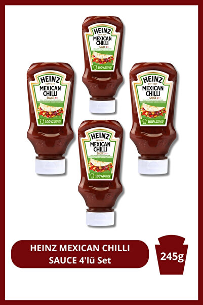 Heinz Mexican Chili (Acılı) Sos 245 GR 4'Lü Set