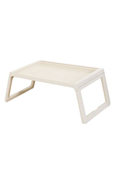 zola Folding laptop table, plastic, 55x36x27 cm, beige