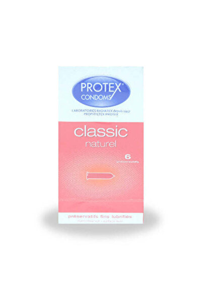 Protex Condom Classic Naturel 6's