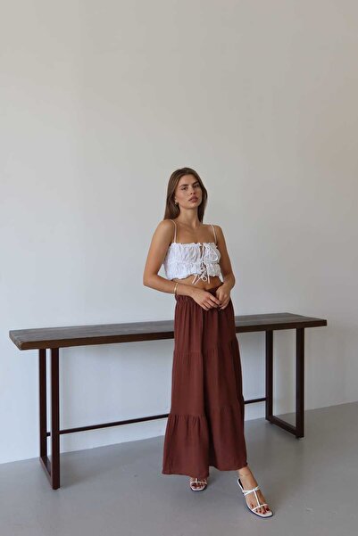 Patreon Ruffled Long Muslin Skirt