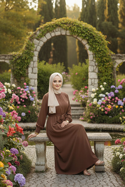 ISTANBUL STYLES Elegance, Flared, Belted, Zippered, Ferace, New Season