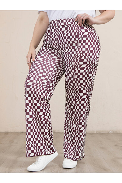 FridayIn Casual Printing Plus Size Bottoms