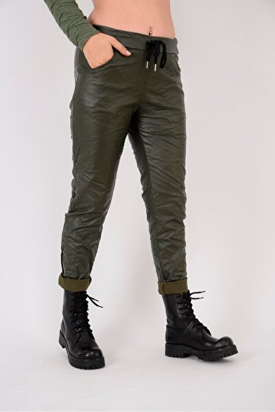 Park Moda Leather Trousers with Pocket Detail (Suitable for Sizes 38-44.)