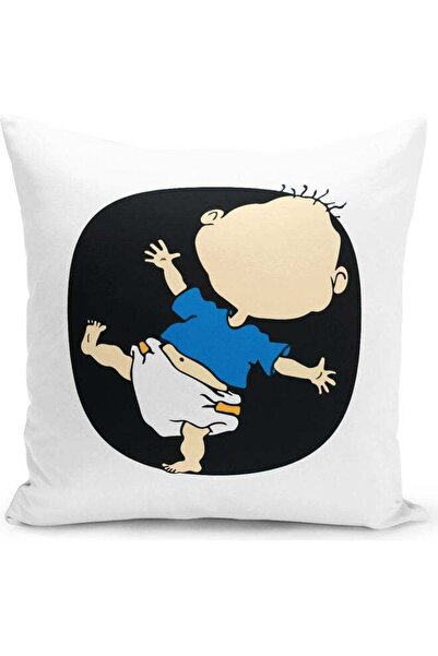 Lit Tommy Pickles Rugrats Throw Pillow - Multicolour, 16 x 16 in (40 x 40 cm)