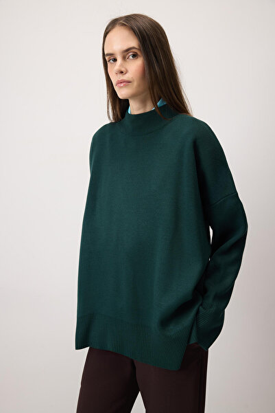 Touché Privé VERTICAL COLLAR BASIC KNITWEAR SWEATER