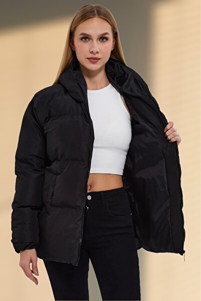 MontClup Women's Puffer Jacket Hooded