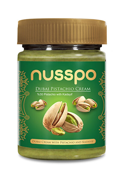NUSSPO Dubai Fıstıklı ve Kadayıflı Krema 300 Gr