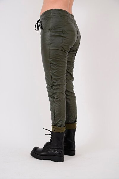 Park Moda Leather Trousers with Pocket Detail (Suitable for Sizes 38-44.)