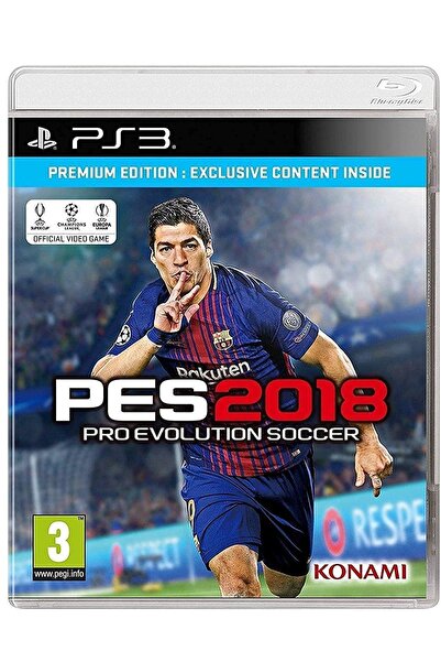 Generic PES 2018 Pro Evolution Soccer By Konami - PlayStation 3 (PS3)