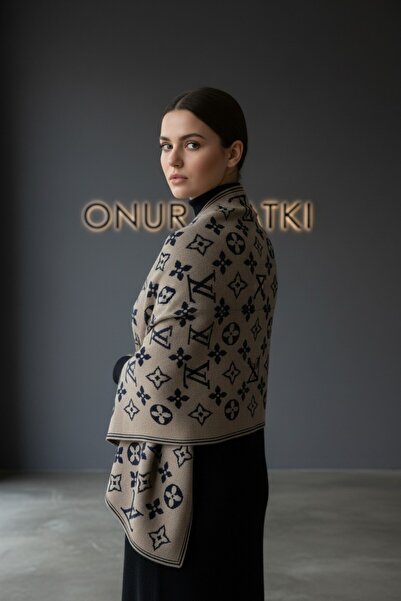 Onur Etol - New Collection Wide Shoulder Neckerchief Winter Thick Product Double-Sided Woven Fabric Legend Store