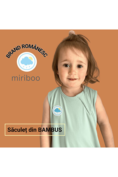 Miriboo Sleeping Bag for Babies and Children, Winter, 1.5 TOG, BAMBOO, Temperature Indicator