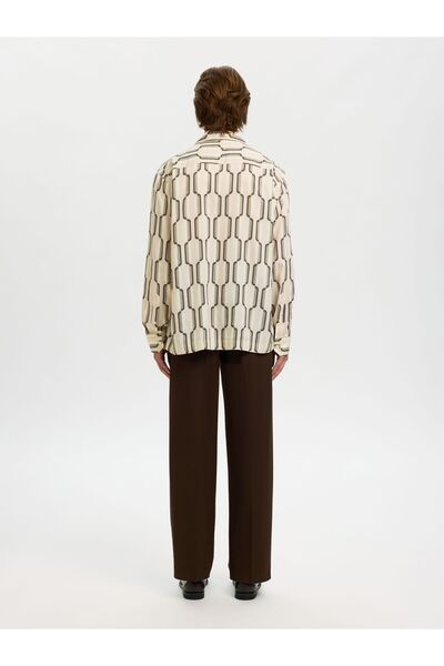 SELECTED Langarmhemd Print