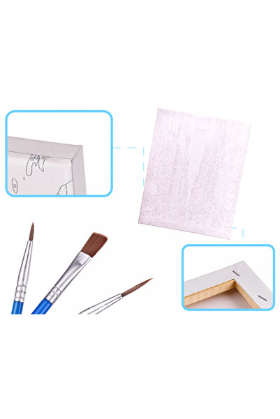 Ikonka Painting by numbers set Canvas model New York 40x50 cm