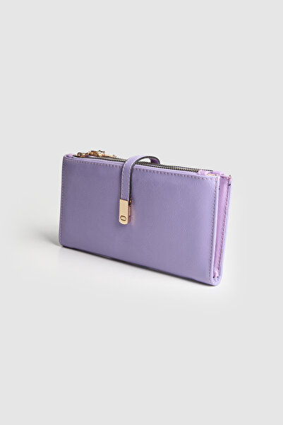 La La'Graccio Paris La'Graccio Paris Women's Blaze Handy Large Wallet with Phone Compartment Lilac