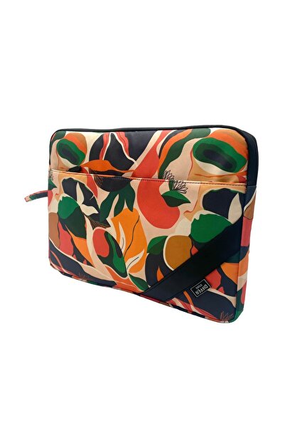 13-13.3-14'' Inch Orange Abstract Pattern Waterproof/zippered/laptop/macbook/notebook/case/bag